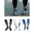 thumbnail image 6 of Spencer 3 Pairs Sport Compression Socks Men & Women, 20-30 mmHg Graduated Knee High Stocking for Running Marathon, Basketball, Varicose Veins, Nursing "S/M", 6 of 8