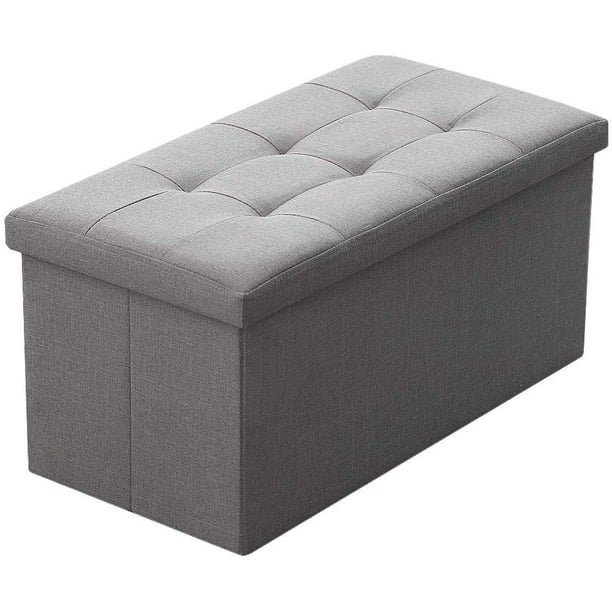 Camabel Folding Storage Ottoman Bench Cube Holds Up to 660lbs 30 inch