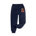 thumbnail image 2 of Cowsor Unisex Toddler Jogger Pants Kids Cotton Elastic Waist Winter Baby Sweatpants Pants, 2 of 7