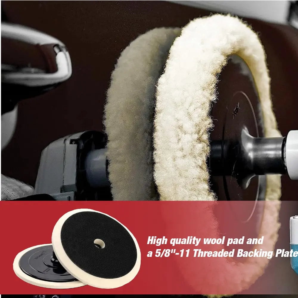 9 pcs Polishing Pad Set 7 inch - For Car Buffer Polisher Sanding,Polishing - 1689