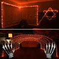 thumbnail image 2 of Luces tipo cuerda JMEXSUSS, naranja, 10 m, 100 LED, funciona con pilas, 2 of 9