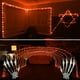 thumbnail image 2 of Luces tipo cuerda JMEXSUSS, naranja, 10 m, 100 LED, funciona con pilas, 2 of 9