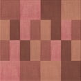 thumbnail image 1 of Ahgly Company Machine Washable Indoor Square Transitional Red Area Rugs, 6' Square, 1 of 7
