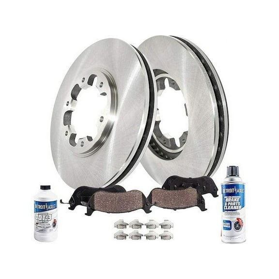 Front Brake Pad and Rotor Kit - Compatible with 1996 - 1998 Nissan Pathfinder 1997