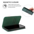 thumbnail image 4 of Allytech Luxury Wallet Case for iPhone 15, Premium Crocodile Texture Leather Case with Card Slots & Cash Pocket, Magnetic Closure Kickstand Shockproof Anti-Drop Protective Cover - Green, 4 of 8