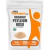 BulkSupplements Organic Psyllium Husk Powder - 1.4g per Serving - 250 Grams (8.8 oz) - 179 Servings