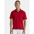 thumbnail image 4 of George Men's & Big Men's 2-Pack Short Sleeve Jersey Polo with Pocket, Sizes S-3XL, 4 of 5
