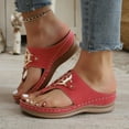 thumbnail image 2 of Womens Flip Flops Orthopedic Sandals Summer Comfortable Walking Thongs Beach Arch Support Slip on Slippers, 2 of 5