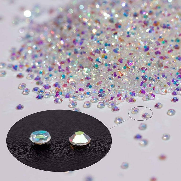 1440Pcs Ultra Mini Micro Diamonds Rhinestone Crystals,18 Colors