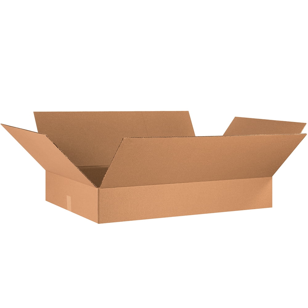 24 x 24 x 36" 200 lb Single Wall Corrugated Boxes for Packing Kraft Pack of 5 