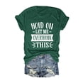 thumbnail image 4 of Trendfront Womens Hold On Let Me Overthink Graphic T Shirt Funny Sarcastic Sayings Tee Crewneck Short Sleeve Casual Summer Tops, 4 of 4