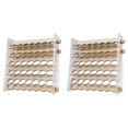 thumbnail image 1 of 2X Organizador Modular Madera para Almacenamiento Pintura Artesanal, Capacidad para 35  Pinturas, Soportes en Miniatura, Estante para Almacenamiento Herramientas Artísticas, 1 of 1