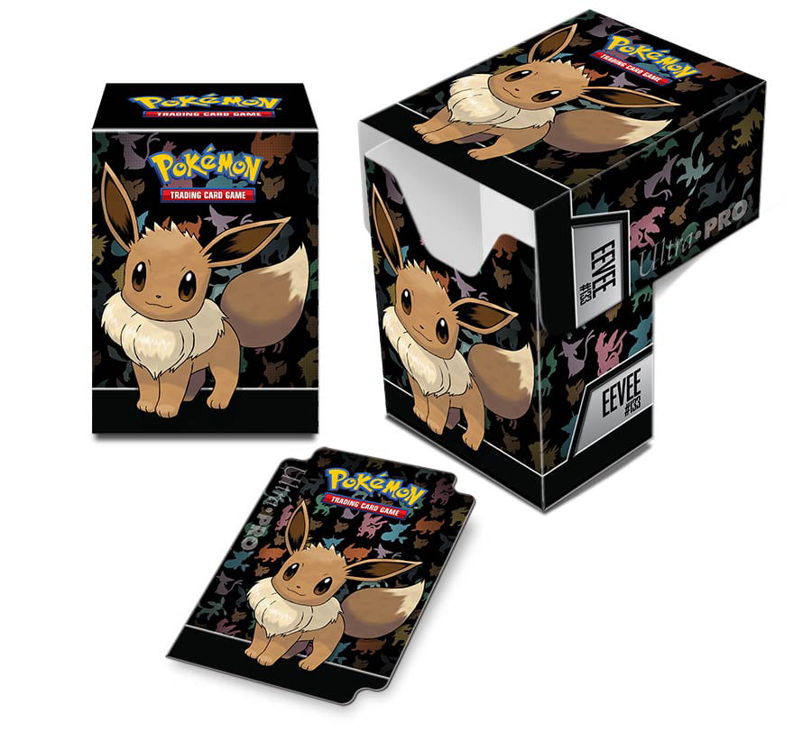 Ultra Pro Pokemon TCG Eevee Deck Box Card Storage/Holder With Divider 