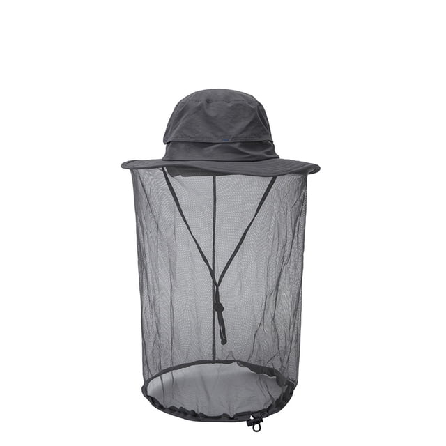 Mosquitera Sombrero Safari Sombrero Protección Solar Boonie Sombreros para Hombres con Solapa para el Cuello Pesca Senderismo Sombrero para Hombres/Mujeres