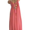 thumbnail image 1 of Dalazy Robe d'Été Sans Manches à Bretelles pour Femmes, Col Rond, Bleu Clair, m Rouge TG, 1 of 3