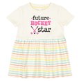 thumbnail image 3 of Inktastic Future Field Hockey Star Girls Baby Dress, 3 of 5