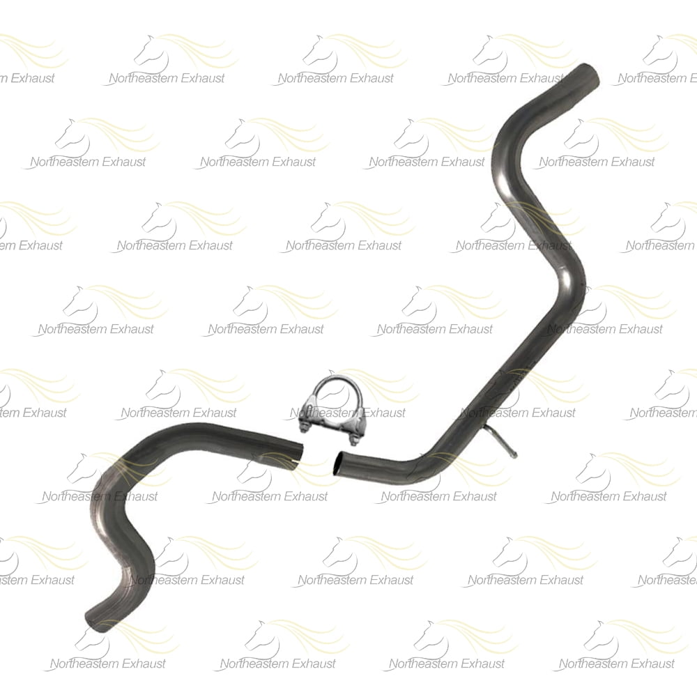 Northeastern Exhaust Resonator, Intermediate Pipe & Muffler Fits 2005-2008 Pontiac Grand Prix 3.8L - Direct Fit | Stainless Steel System Kit