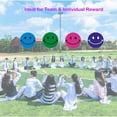 thumbnail image 5 of Pegatinas de cara sonriente para niños 1 pulgada 500 piezas por rollo 4 colores Diseño fácil de llevar JAMW Sencillez, 5 of 5
