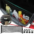 thumbnail image 1 of Summer Savings Qaailabf Car Rear Cargo Net Elastic Storage Organizer Net Trunk Cargo Storage Net Universal For Car Vehicle SUV, 1 of 9