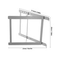 thumbnail image 2 of WEUVEB Portable Screen Stand For Artists Silver Carbon Steel 1Pcs Stable Platform For Drawing, 2 of 8
