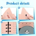 thumbnail image 2 of A5 Enamel Pin Display Book, 8 Pages Pins Collection Storage Organizer Book Clear PVC Cover Portable Travel Pin Display Book (Not Include any Accessories), 2 of 18
