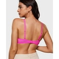 thumbnail image 5 of Women's Sheer Demi Balconette Bra Sexy Mesh Unlined Underwire See Through Demi Bras, 5 of 6
