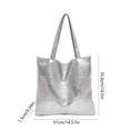 thumbnail image 3 of Bolso de hombro de cuero PU para mujer | Bolso de mano versátil y bolso cruzado | Correa ajustable | Bolso de moda casual para el trabajo, viajes, compras | Se adapta al teléfono, billetera, 3 of 6