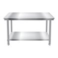 thumbnail image 5 of Stainless Steel Work Table | 24x20x31 Inches Household Stainless Steel Prep Table | Legs Adjustable Table Restaurant Appliances for Cafeterias, Clean Rooms, Hotels, 5 of 9