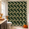 thumbnail image 2 of Summer Avocado Shower Curtain, Waterproof Shower Curtains for Bathroom, Red Green Fruits Tropical Washable Fabric Bathtub Curtain Set Bath Decor with 12 Hooks 72"x78", 2 of 8