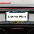 thumbnail image 5 of 1Pack License Plate Frames with Optical Illusion Pattern Includes Screws & Caps Full Accessories Included Size 6.3x12.2inch(16x31cm), 5 of 8