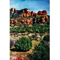 thumbnail image 2 of Aldridge, Ashley 13x18 Black Ornate Wood Framed with Double Matting Museum Art Print Titled - Arizona Isnt She Grand Canyon II, 2 of 4