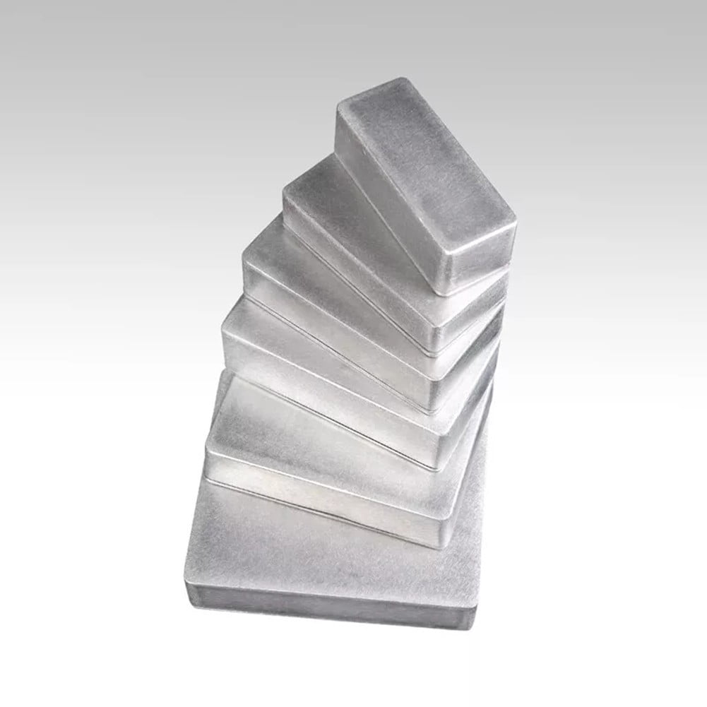 Effect Aluminum Box Metal Electric Case Instrument Silver Enclosure Project Box