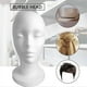thumbnail image 5 of Foam Mannequin Head Model Sunglasses Eyeglass Stand Hat Cap Display Holder Headset Mannequin Head D, 5 of 5