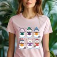 thumbnail image 5 of Cozy Book Snowman Shirt | Reading Holiday T-Shirt for Bookworms, White, Size S, 5 of 6