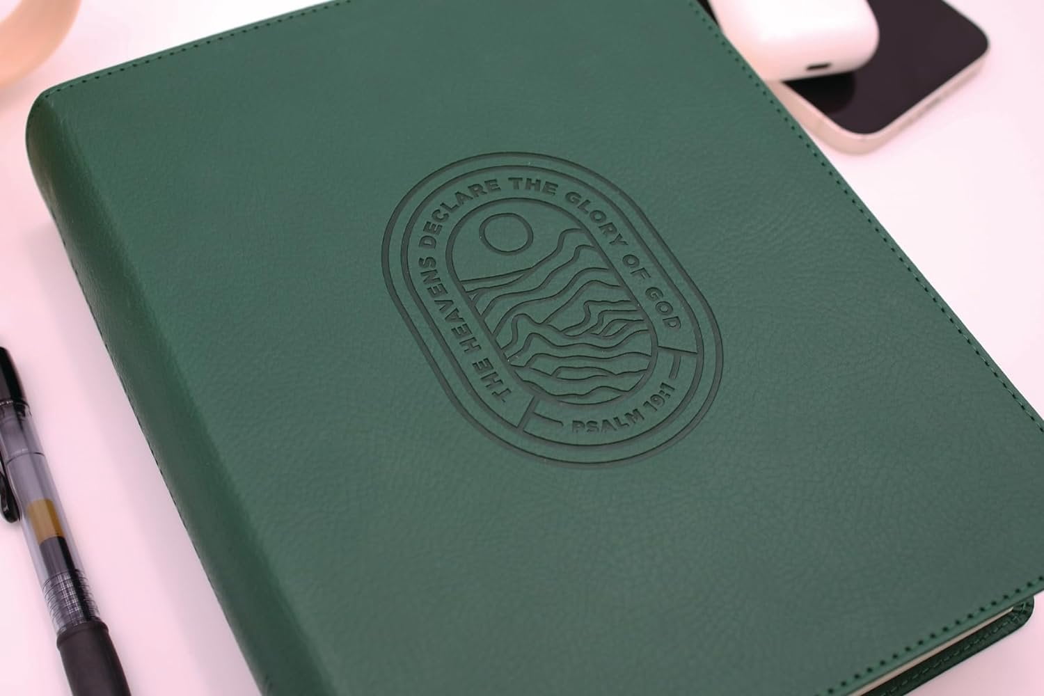 NIV Journal the Word Bible Niv, Journal the Word Bible (Perfect for Note-Taking), Leathersoft, Green, Red Letter, Comfort Print: Reflect, Take Note, (Hardcover)