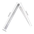 thumbnail image 2 of Feeler Gauge Set Welding Taper Gap Gauge Stainless Steel Portable Depth Ruler Hole Inspection Tool Feeler Gauge Measuring Tool, 2 of 7