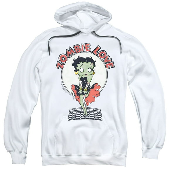 Betty Boop Breezy Zombie Love Mens Pullover Hoodie