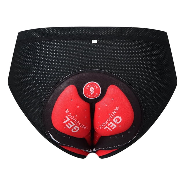 MTB Bike Ropa Interior Calzoncillos Calzoncillos Hombres Acolchados Ciclismo Corto Negro XL SM SunniMix Pantalones cortos de ciclismo para hombre