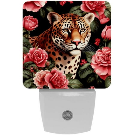

Rose Leopard LED Square Night Lights- Energy Efficient and Stylish Illumination for Every Corner of Your Space