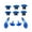 Blue, variant on Gaming Accessories Controller Analog Joystick Back Paddles for Controller Joystick Analog Buttons Replacement