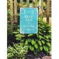 thumbnail image 2 of LADDKE Red Antique Cool Keep Calm and Go to The Barbershop Garden Flag Decorative Flag House Banner 12x18 inch, 2 of 2