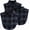 A-green(3pcs), variant on Camicover Dickey Collar Clerical Collar Dickey for Women Girls