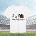 thumbnail image 2 of Gibobby Camisas De Vestir Camiseta de algodón de manga corta con estampado de de fútbol para niños, regalo deportivo para al fútbol americano, verano （Blanco， 2-3 Años), 2 of 3