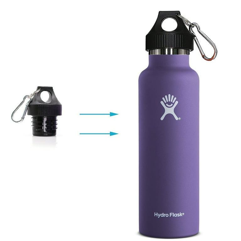 Straw Lid for Hydro Flask Standard Mouth Water Bottle. New and Improved  Design Replacement Cap for 1.91 Mouth Insulated Water Bottle 12 oz, 18 oz,  21 oz, 24 oz. 