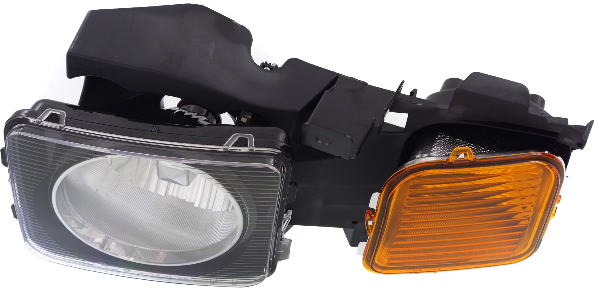 Headlight Compatible With 2006-2010 Hummer H3 2009-2010 H3T Left Driver Halogen With bulb(s)