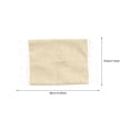 thumbnail image 2 of RUNROTOO 2Pack Face Tissues Box Holder Portable Linen Tissue Bag Beige for Car Use, 2 of 8