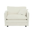 thumbnail image 6 of 3 Piece Living Room Sofa Set, Upholstered Sectional Sofa Couch Set, Including 3 Seater Sofa+2 Piece Single Sofa for Living Room, Apartment, 6 of 9