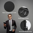 thumbnail image 4 of Uxcell 15 Inch Laptop Briefcase Bag with Adjustable Shoulder Strap, Black, 4 of 7