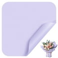 thumbnail image 2 of Lksixu 20 Pcs Translucent Flower Wrapping Paper, Valentine Decorations 22.8"x22.8" Bouquet Flowers Packaging Paper Waterproof Thickened Durable Matte Film Material for Florist Floral Valentine's Day, 2 of 4