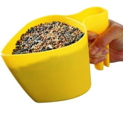 Perky-Pet Yellow Plastic Scoop N' Fill Wild Bird Seed Scoop